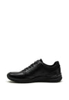Ecco Mens Irving Leather Shoe, Black