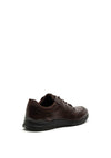 Ecco Mens Irving Leather Shoe, Coffee Brown