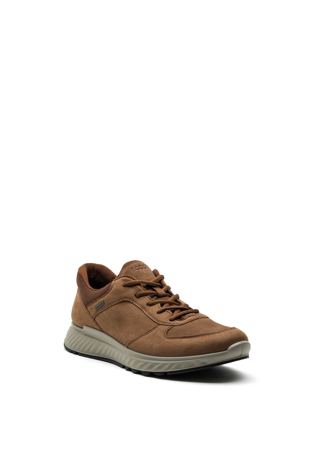 Ecco Mens Gore-Tex Exostride Shoe, Cocoa Brown