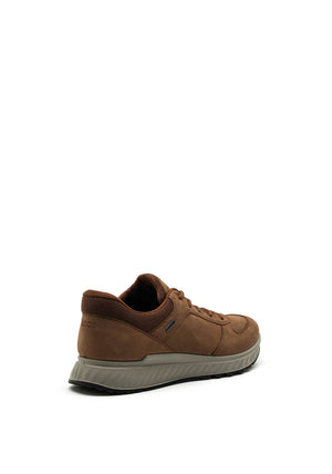 Ecco Mens Gore-Tex Exostride Shoe, Cocoa Brown
