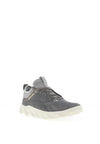 Ecco Womens MX Nubuck Leather Trainer, Grey