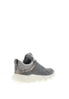 Ecco Womens MX Nubuck Leather Trainer, Grey