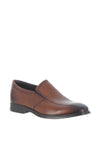 Ecco Men’s Melbourne Leather Slip on Shoe, Brown