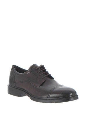 Ecco Men’s Lisbon Leather Shoe, Brown