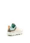 Ecco Womens MX Nubuck Leather Trainer, Cream