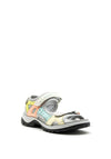 Ecco Womens Off Road Velcro Sandals, Grey Multi