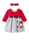 Mayoral Baby Dress With Matching Headband, Red