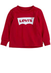 Levis Kids Logo Long Sleeve T-Shirt, Red