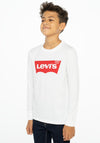 Levis Kids Logo Long Sleeve T-Shirt, White