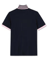 Eden Park Pima Cotton Polo Shirt with Contrasting Accents, Marine