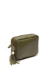 Elie Beaumont Army & Stripe Strap Crossbody Bag, Khaki