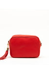 Elie Beaumont Dalmatian Strap Crossbody Bag, Red