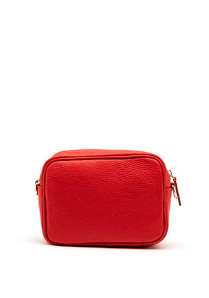 Elie Beaumont Dalmatian Strap Crossbody Bag, Red
