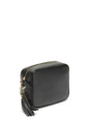 Elie Beaumont Gold Strap Crossbody Bag, Black