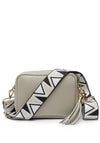 Elie Beaumont Abstract Strap Crossbody Bag, Cream