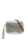 Elie Beaumont Resin Chain Strap Crossbody Bag, Silver