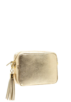 Elie Beaumont Camouflage Strap Crossbody Bag, Gold