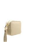 Elie Beaumont Geometric Strap Crossbody Bag, Stone