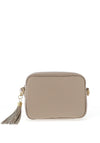 Elie Beaumont Pebbled Leather Crossbody Bag, Taupe