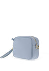 Elie Beaumont Pebbled Leather Crossbody Bag, Blue