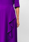 Ella Boo Frill Hem Wrap Dress, Purple
