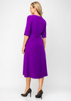 Ella Boo Frill Hem Wrap Dress, Purple