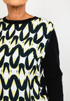 I.nco Printed Front Pullover, Lime Multi