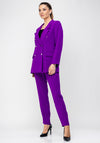 Ella Boo Double Breasted Trouser Suit, Purple