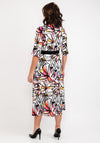 Ella Boo Floral Outline Print Maxi Dress, Multi