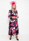 Ella Boo Printed Maxi Dress, Pink Multi