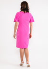 Ella Boo Cape Sleeve Pencil Midi Dress, Pink