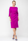 Lizabella Ruched Bodice Pencil Dress, Fuschia Purple