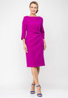 Lizabella Ruched Bodice Pencil Dress, Fuschia Purple