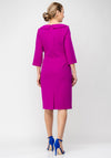 Lizabella Ruched Bodice Pencil Dress, Fuschia Purple