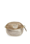 Elie Beaumont Sling Metallic Crossbody Bag, Gold