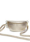 Elie Beaumont Sling Metallic Crossbody Bag, Gold