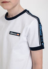 Ellesse Boy Giovi Short Sleeve Tee, White