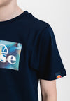 Ellesse Boys Greccio Short Sleeve Tee, Navy