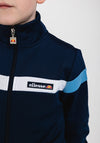 Ellesse Boys Bariya Long Sleeve Track Top, Navy