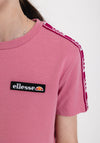 Ellesse Girls Credell Crop T-shirt, Pink
