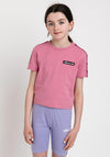 Ellesse Girls Credell Crop T-shirt, Pink