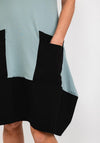 Elsewhere Pocket Hem Jersey Dress, Eucalyptus