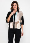 Elsewhere Abstract Print Blouse, Black Multi
