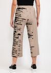 Elsewhere Splash Print Jersey Culottes, Cafe Creme