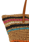 Zen Collection Large Woven Tote Bag, Brown