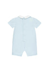 Emile Et Rose David Short Sleeve Romper, Blue