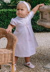 Emile Et Rose Dotty Short Sleeve Dress and Hairband, Pink