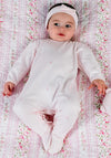 Emile Et Rose Demi Babygrow and Hairband, Pink