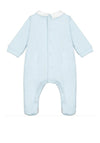 Emile et Rose Ben Faux Brace Babygrow, Light Blue