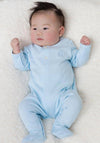 Emile Et Rose Baby Boy Truman Babygrows and Teddy Gift Box, Blue